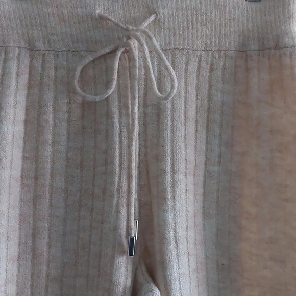 Free People Intimately Free knit Around The Clock Joggers Pants S Oatmeal - Picture 3 of 10